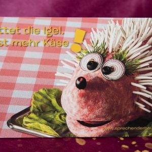 Frühstücksbrettchen Mettigel