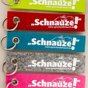 Schlüsselanhänger "Schnauze!"